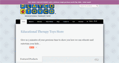 Desktop Screenshot of educationaltherapytoys.com